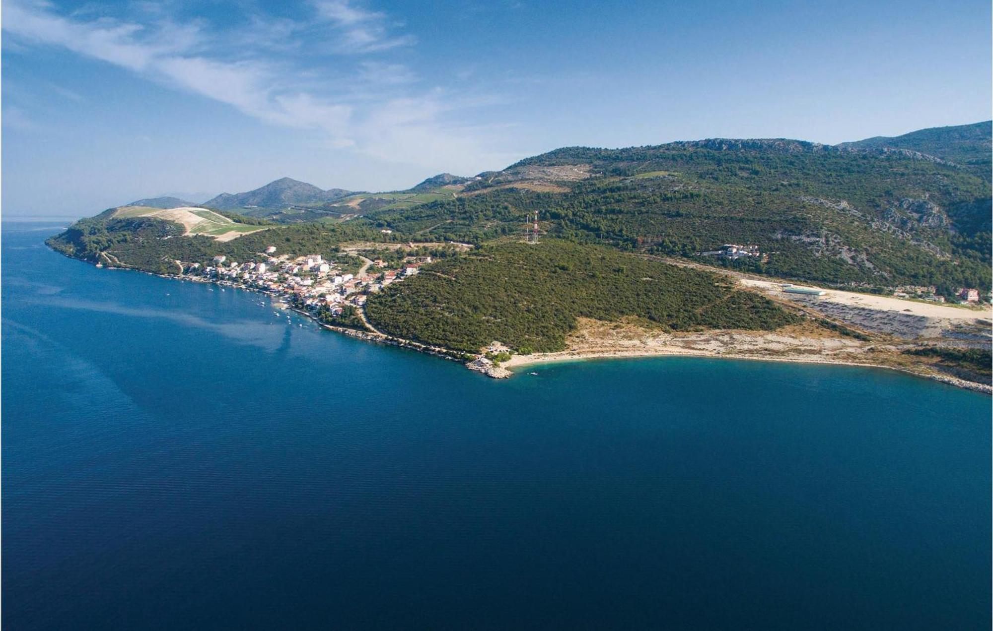 Lovely Apartment In Komarna With House Sea View Klek Dış mekan fotoğraf